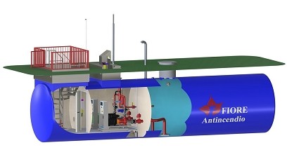 sistema antincendio con serbatoio antincendio interrato - MonoBlock HIDDEN sistema antincendio con serbatoio antincendio interrato - MonoBlock HIDDEN