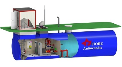 sistema antincendio con serbatoio antincendio interrato - MonoBlock COVER sistema antincendio con serbatoio antincendio interrato - MonoBlock COVER